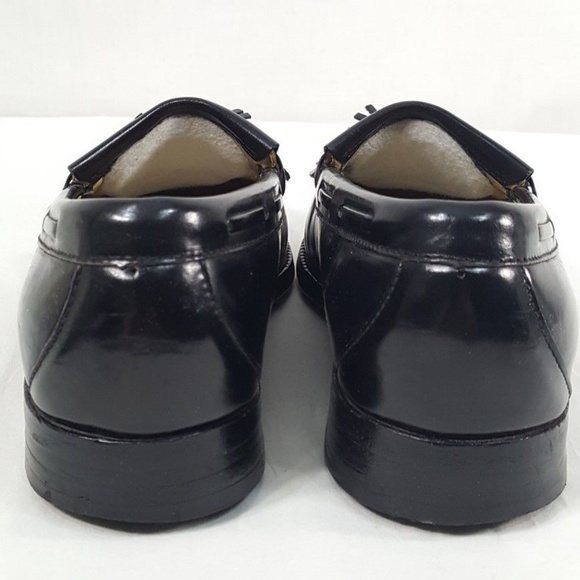 SAS Kiltie Tassel Black Loafers Men's Size 7.5 - Picture 4 of 8